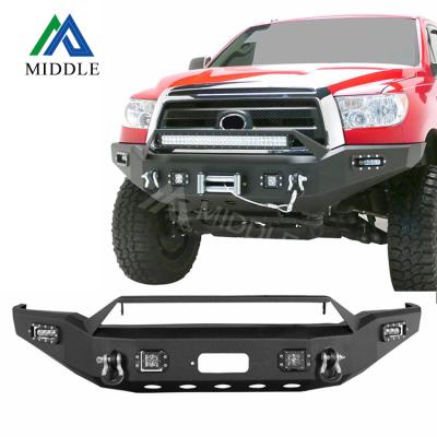 China Polished Finish Popular 2007-2013 American Super Duty Truck Stainless Steel Front Bumper Bull Bar For TOYOTA 2007-2013 TUNDRA for sale