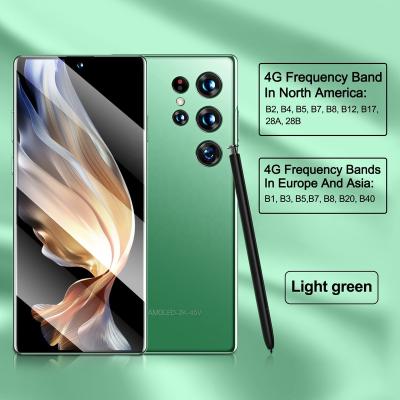 China Dual NEW Dual Sim S22 Phone 5g Android Cell Phones 2022 Ultra SIM Card Galaxy Face Recognition Smartphone Android 12.0 7.3 inch 16Gb+1Tb for sale