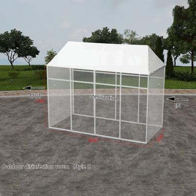 China mobile disinfection tent for hospitals etc. of isolated removable outer part for sale