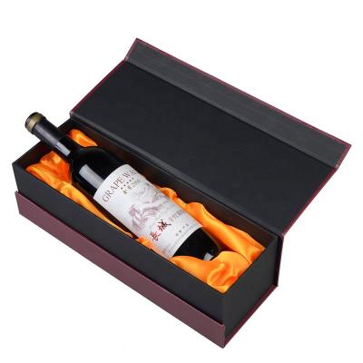 China Luxury Materials Custom Logo Whiskey Liquor Wine Bottle Packaging Box Cardboard Gift Box Recycled Packaging for sale