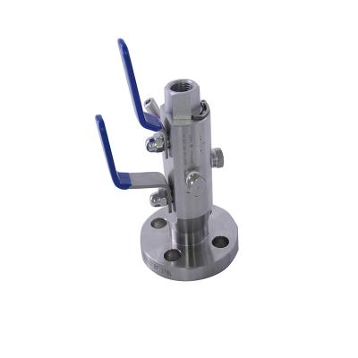 China Cheap Price High Standard Eco - Friendly Gas Sampling DBB 316 Flanged Ball Valve For Industrial for sale