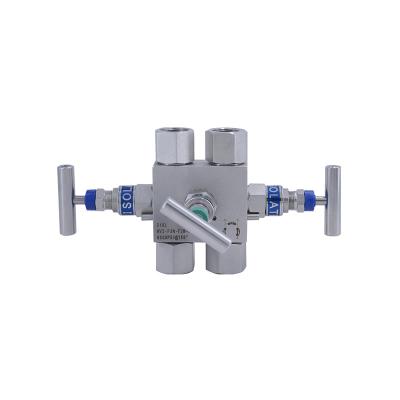 China Professional Manufacturer 316 Low Price Pressure Gauge Attachment Galvanizing Three Valve Group for sale