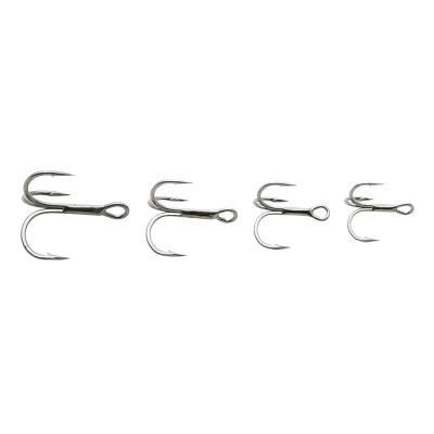 China High Carbon Steel Treble Hook Aid Treble Hook For Fishing 5 Pcs 1 Box Barbed Hook for sale