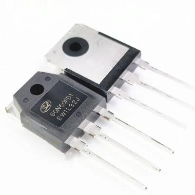 China 60N60FD1 standard new and original IGBT 600V 60A marking original TO-3P MOSFET IGBT transistor SGT60N60FD1PN 60N60 60N60FD1 for sale