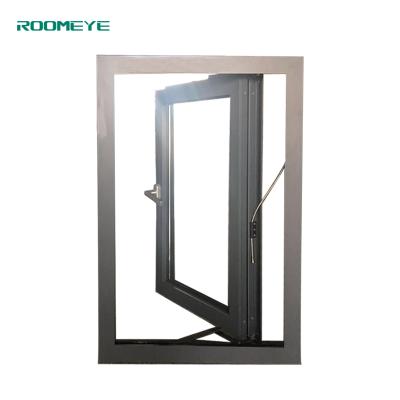 China Aluminum swing 68mm thickness outswing windows for sale