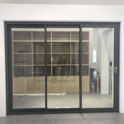 China Sliding Sound Proof Aluminum Sliding Door for sale