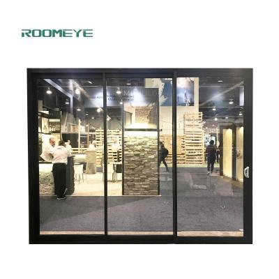 China NFRC Door Stacker Pocket Door Patio Door Energy Saving AS2047 Multi Sliding Aluminum/Aluminum Narrow Frame for sale