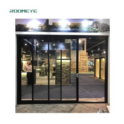 China Modern IBS Aluminum / Aluminum Patio Sliding Door Multi Doors AS2047 for sale