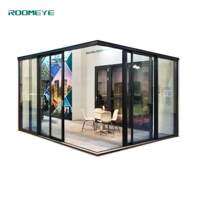 China AS2047 Modern Aluminum / Aluminum Sliding Door IBS Manufacturer for sale