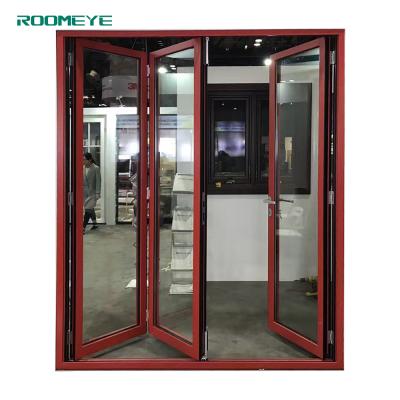 China Thermal Break Bi Folding Aluminum Folding Door for sale