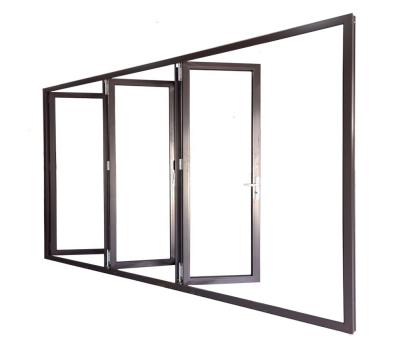 China AS2047 Bi Folding Aluminum Folding Door for sale