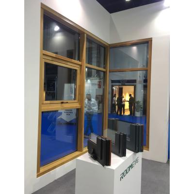 China Energy Saving Wood Clad Aluminum Glass Curtain Wall for sale