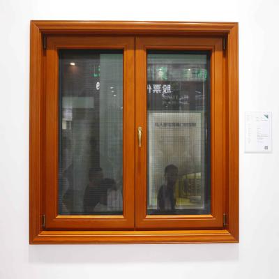 China Energy Saving Timber Clad Aluminum Windows Window Turn Tilt Passive Window for sale