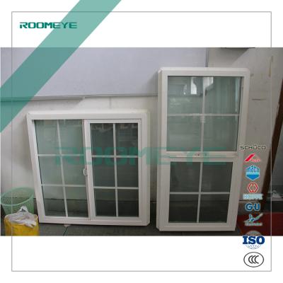 China Sliding American Style Upvc Windows Single Hung Sliding Window NAMI Certified for sale