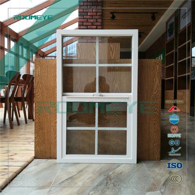 China Single Hung Screen Magnetic Vinyl Window With NAMI CERTIFICATION for sale