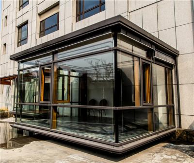 China Sunroom Aluminum Glass Tempered Glass ROOMEYE Preservative House Winter Garden for sale