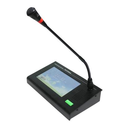 China 520102 Professional Touch Screen IP Network Gooseneck Paging Conference Microphone For IP PA System 520102 for sale