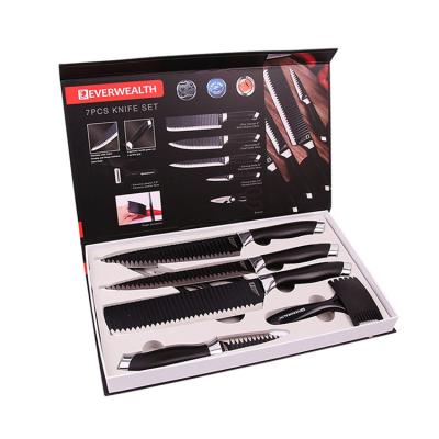 China Sustainable 2021 Latest Wholesale Kitchen 7PCS Chef Knives Professional High Quality Knife Set for sale