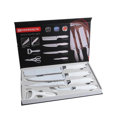 China Sustainable China Manufacturer Of Hot Sale Customized Stainless Blank Knife Set 6PCS For Household for sale