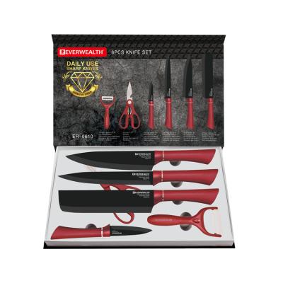 China Sustainable High Quality Wholesale Price Kitchen Stainless Steel Knife Set For Cooking Food Preparation for sale