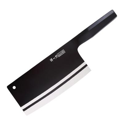 China High Standard Stainless Steel Blade Chef Chopping Knife For Single Viable Black Kitchen for sale