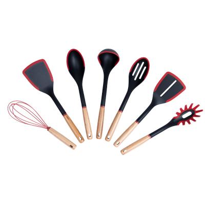 China Kitchenware Factory Price Contemporary Best Selling 100% Eco-friendly Cooking Tools 9Pcs Silicone Kitchen Utensils Sets for sale