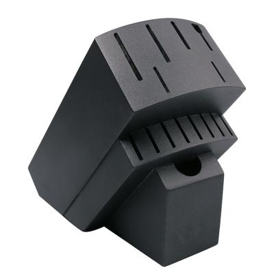 China Factory Sustainable New Design Universal Knife Block With Slots Multi-Groove Knife Blocks Knife Container for sale