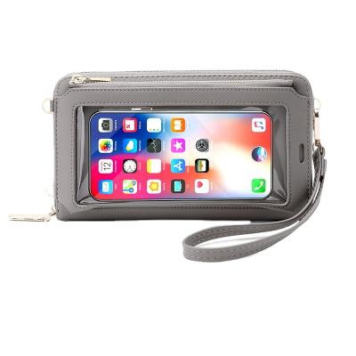 China Fasion Amazon Screen Touch Hot-selling Mobile Phones Pinch Cross Shoulder Body Bag Women Handbags Toss Bag Cross - Body Bag for sale