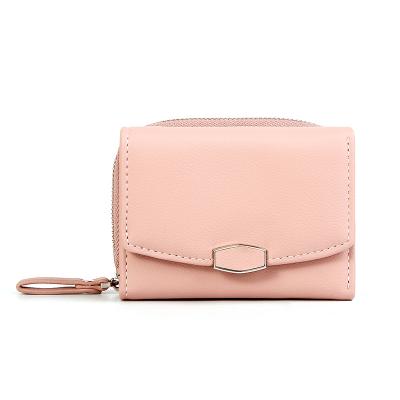 China New Style Women's Girls Wallet Cute Mini Purse Casual Wallets Zipper Pocket Waterproof Wholesale Coin Purse for sale