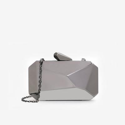 China Wholesale Personality Wholesale Daily Life Fashion Metal Easy Take Bag Women Evening Clutch Party Metal Chain Clutch Bags for sale