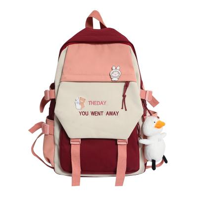 China Wholesale Waterproof Girl School Bag Lightweight Backpack With Large Capacity Backpack Casual Cute School Bags for sale