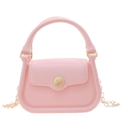 China Wholesale Newest Fashinable Fashion Mini Handbags Purses Chain Shoulder Handbags Draped Handle Solid Color Mini Crossbody Bags for sale