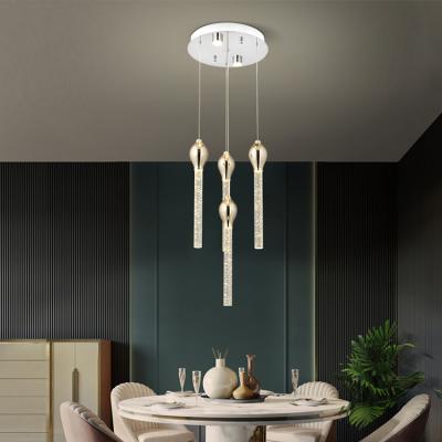 China Top Modern Restaurant Luxury K9 Crystal Led Chandelier Pendant Light Product Lamp Office Living Room for sale