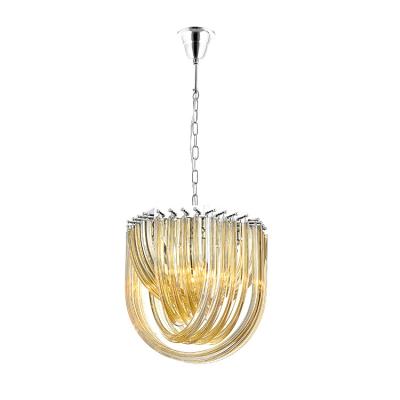 China Modern European Custom Project K9 Crystal Glass Iron Modern Led Living Room Decor Style Luxury Pendant Light for sale