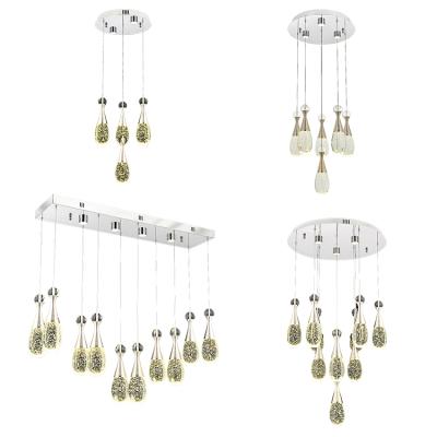 China High Modern Living Room Crystal Led Chandelier Light Luxury Modern Hanging Product Staircase Villa for sale