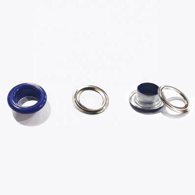 China Durable Colored Grommets Metal Eyelets For Garment Apparel Web Flex Banner Eyelet for sale