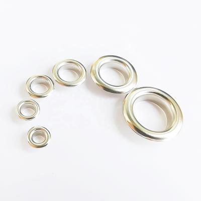 China Free Samples Durable Silver Rivets And Grommets For Shoes Banner Antique Brass Metal Eyelet for sale