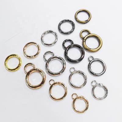 China Suitable for Washable Handbag Double O Ring Spring Ring For Purse Pet Rope Spring Buckle O Ring for sale