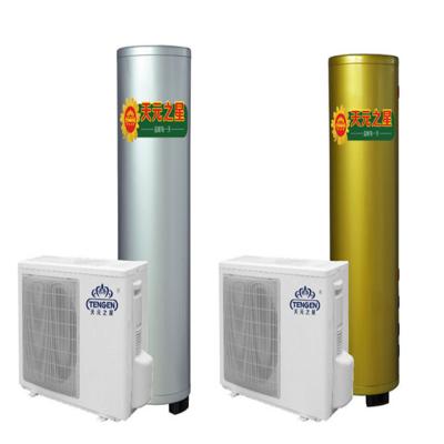 China Outdoor 200L household air source heat pump solar water heater in Canton for sale