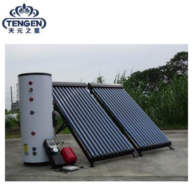 China Guangzhou heat pipe water heater workstation outdoor solar vacuum tube water tank pressurized 200L for sale