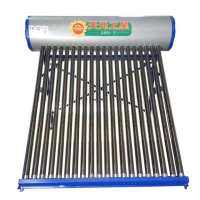 China Compact Non-Pressurized Vacuum Tube Solar Water Heater Household Outdoor Glass Solar Water Heater Collector Solar Heaters for sale