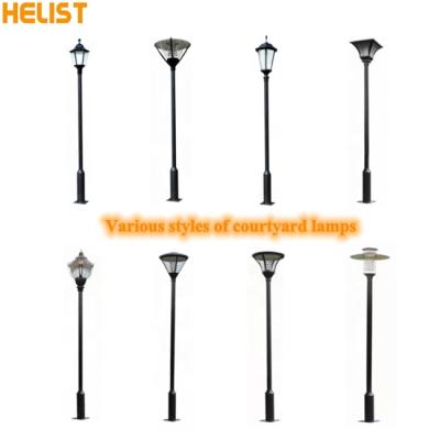 China Yard 2.5m 3m Lamp Yard High Quality 3.5m Gate Lights Outdoor Garden For Villa Garden Road Lighting for sale