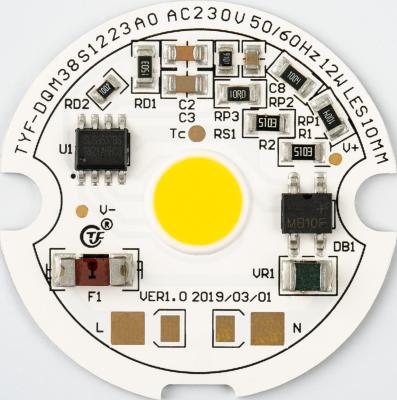 China 3000K AC CRI80 COB LED Module Driverless Bridgelux 220V 20W For Downlight for sale