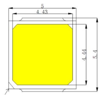 中国 175lm/W 4000K 210lm/W SMD 5050の破片はUFOライトのための3V 1W 2Wを導いた 販売のため