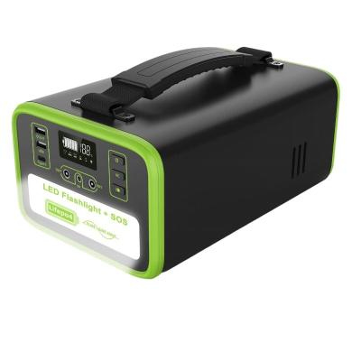 China Portable lithium battery bank station 300w 110v 220v solar generator wireless charging station for sale