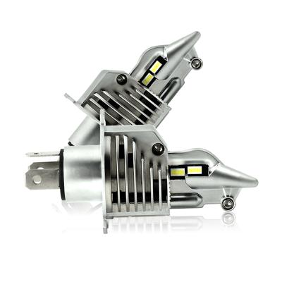 China Whole Body With Aviation Aluminum Bi Beam Fan Bombillos Luz LED Headlight Bulbs H4 HB2 9003 Car Automobile Lighting High And Low Beam Headlight Lights H4 HB2 9003 for sale