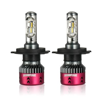 China High LPW Mini Type LED Car Headlight Bulbs H4 H7 H11/H8 H1 9005 ZV6 9006 880 Auto Fog Lights A4 Spot Beam Headlamp H3 5500K for sale