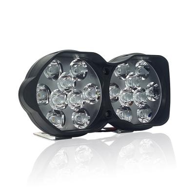 China ABS Plastic Case L15 LED Electric Motorcycle Lights Super Bright E-bike Headlights Accessories DC 9-85V Scooter Spotlights Car Fog Lamps for sale