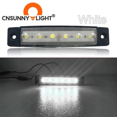 China ABS Aluminum Alloy For All Body OEM Focos Led Lampadas Auto Lighting System 6W 6 Led Marker Side Lamp Luz Emergencia Coche Luc Led Warning Voitur Truck Lights for sale