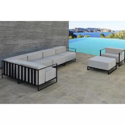 China Broyhill Time Furniture Concise Design Outdoor Comfortable Sectional Sofas Aluminum Sofa Conversation Set for sale